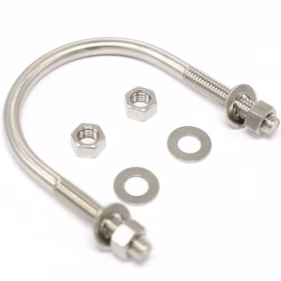 Aço inoxidável SS304 SS316L 309S 310S U Parafuso Super Duplex Hastelloy Parafuso sextavado 1.4529 904L 254smo Parafuso de ombro Inconel Incoloy Monel Parafuso prisioneiro fabricado na China